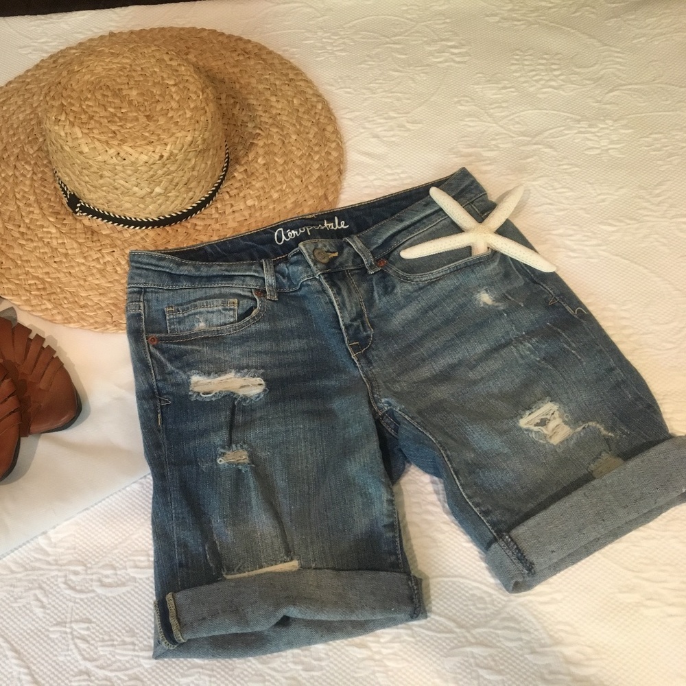 2 Pairs of Denim Bermuda Shorts!